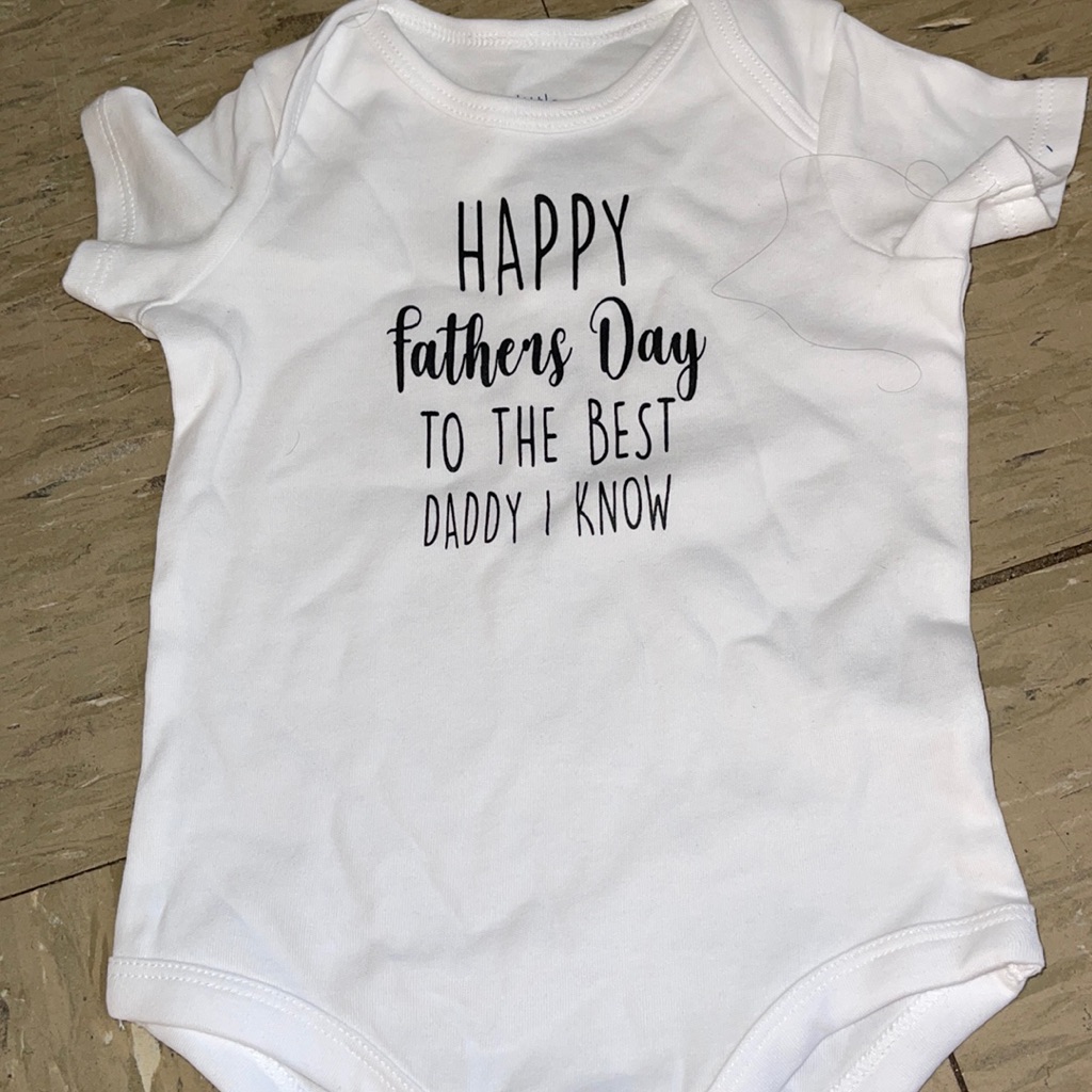 Brand New Fathers Day Onesie